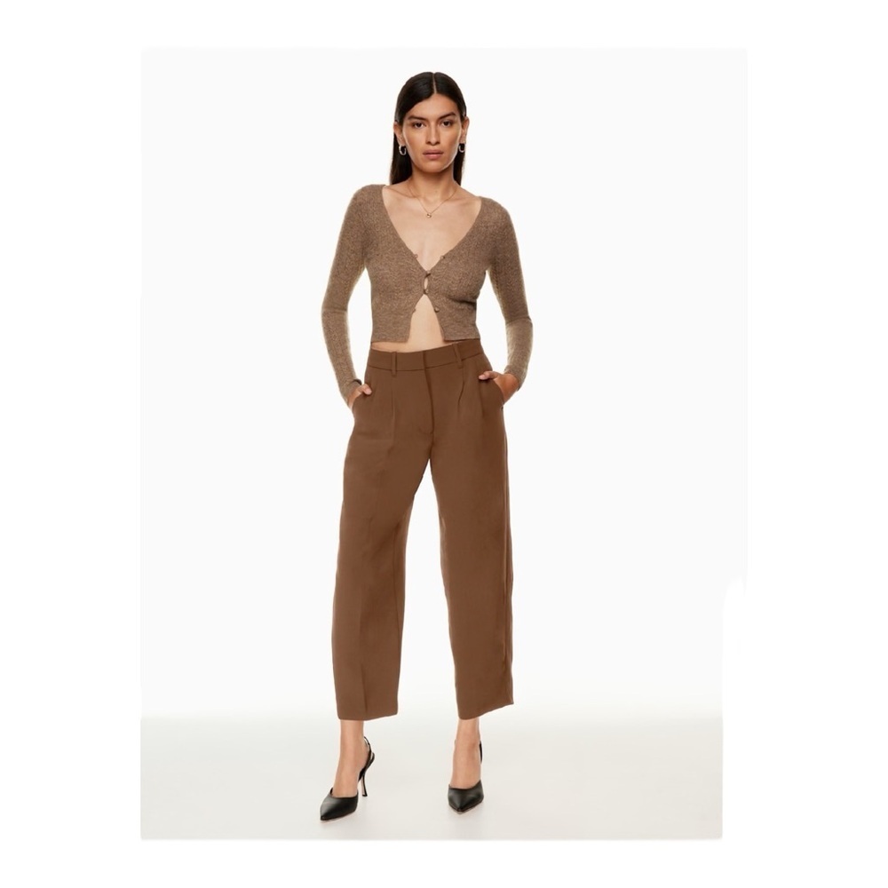 Aritzia Wilfred the Carrot Pant in brown